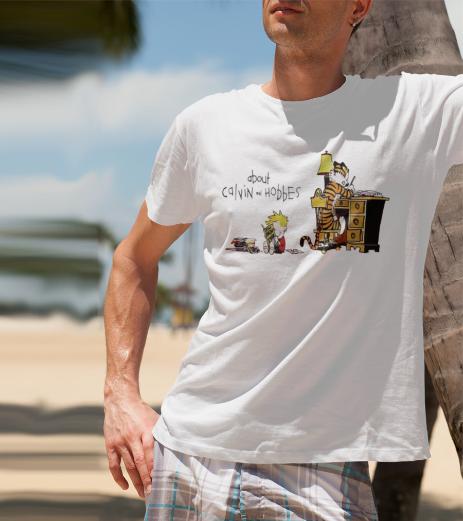 About Calvin And Hobbes Comics Reading And Writing T-Shirt