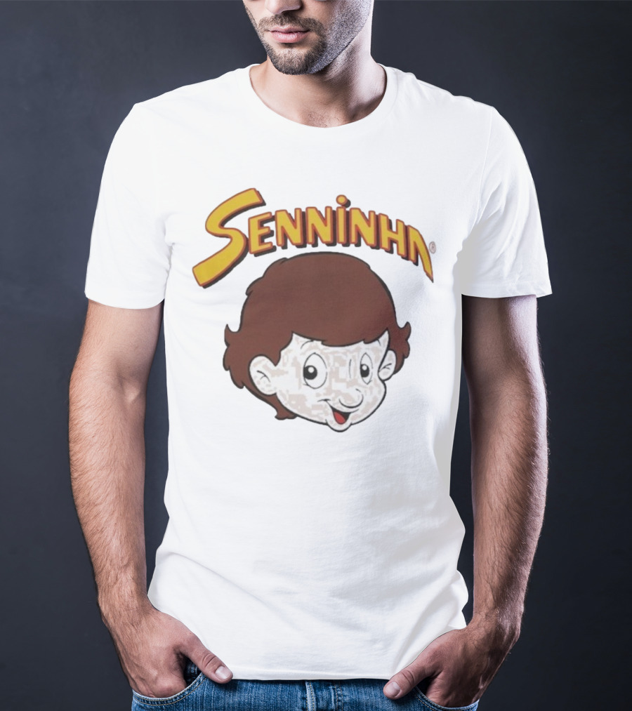 Senninha Ayrton Senna Character Merchandising T-Shirt