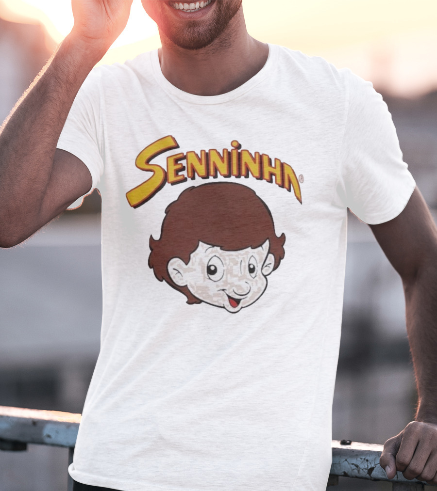 Senninha Ayrton Senna Character Merchandising T-Shirt