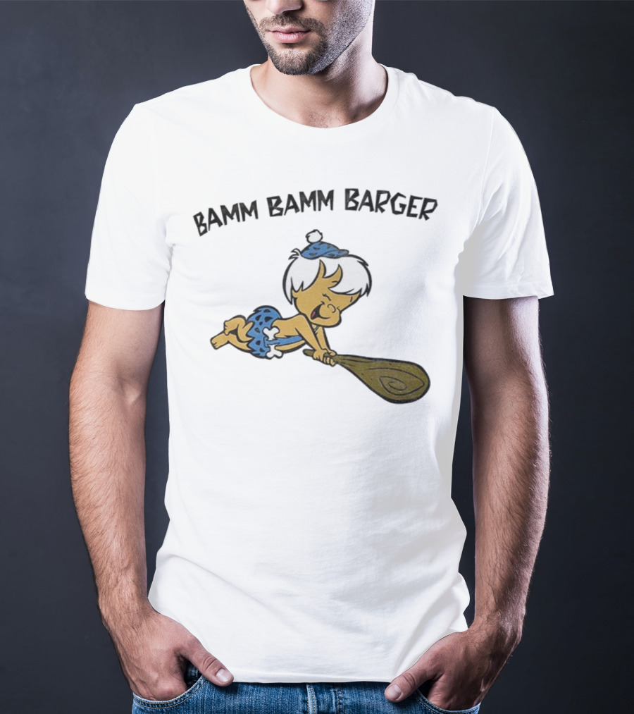 Bamm Bamm Barger The Flintstones Vintage Movie Icon T-Shirt