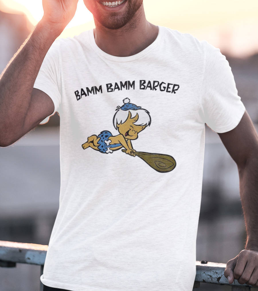 Bamm Bamm Barger The Flintstones Vintage Movie Icon T-Shirt