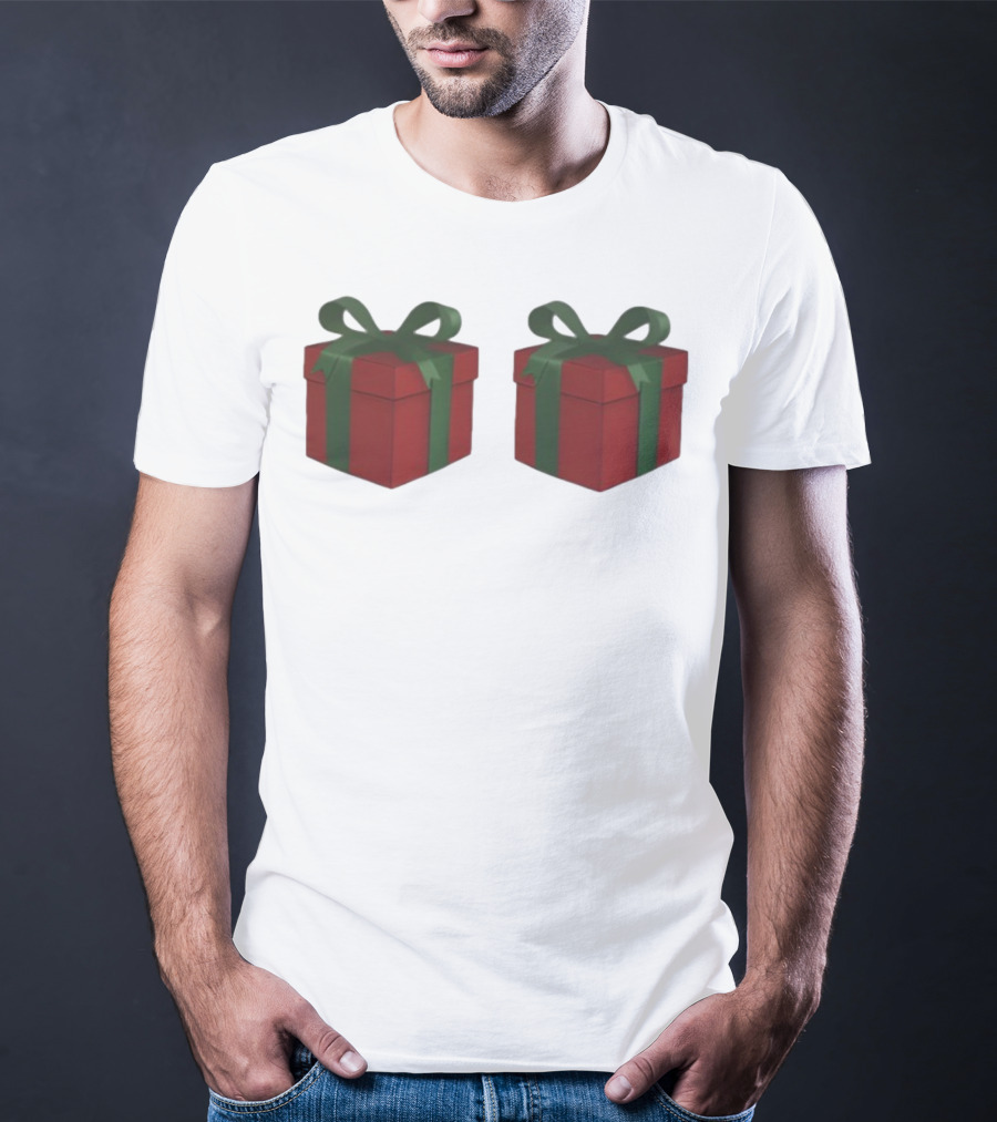 Just Here For The Presents Gifts Holiday Humor T-Shirt