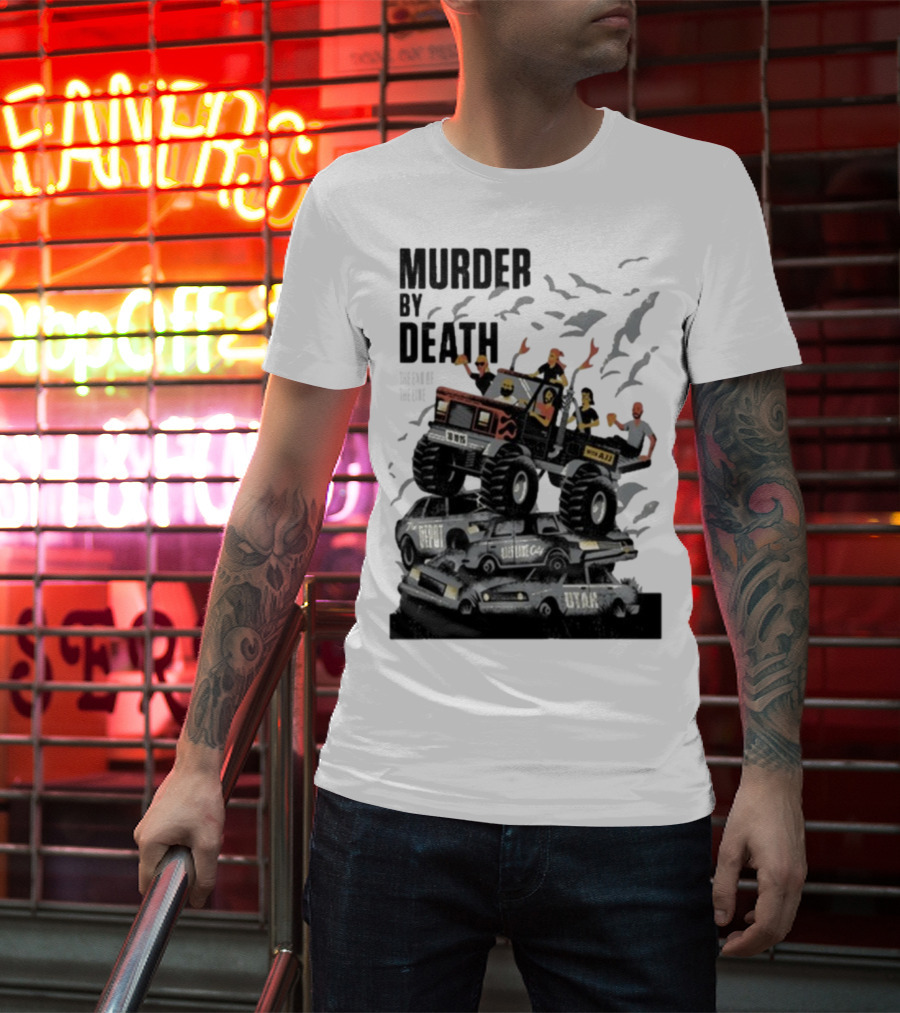 Murder By Death October 19 2025 Salt Lake City Tour Utah Depot Event Monster Truck Illustration T-Shirt