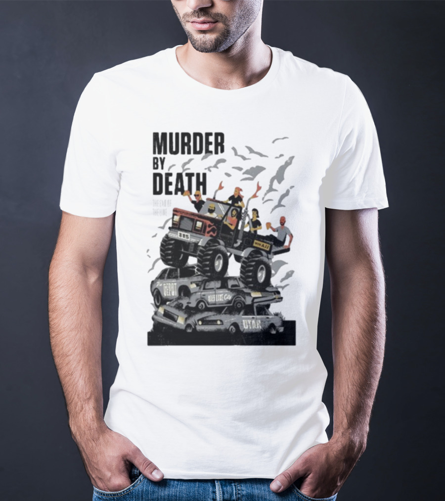 Murder By Death October 19 2025 Salt Lake City Tour Utah Depot Event Monster Truck Illustration T-Shirt