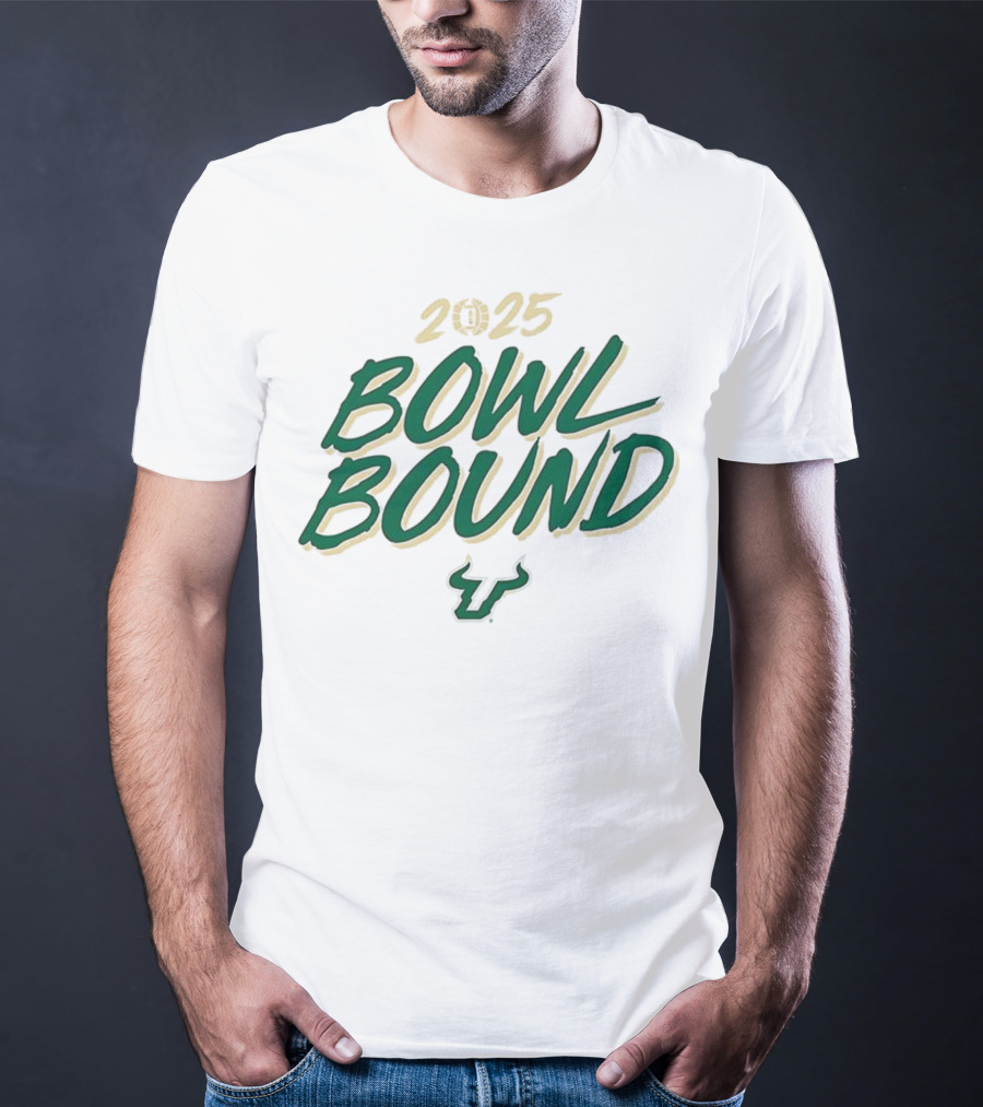 2025 Bowl Bound South Florida Bulls T-Shirt