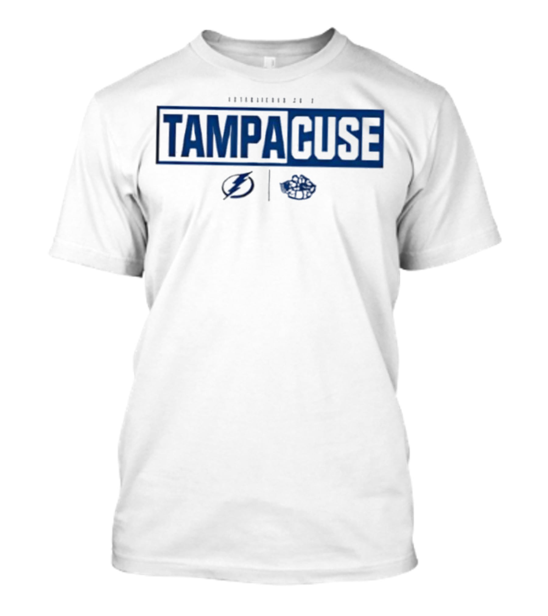 TampaCuse Syracuse Crunch And Tampa Bay Lightning Collaboration T-Shirt