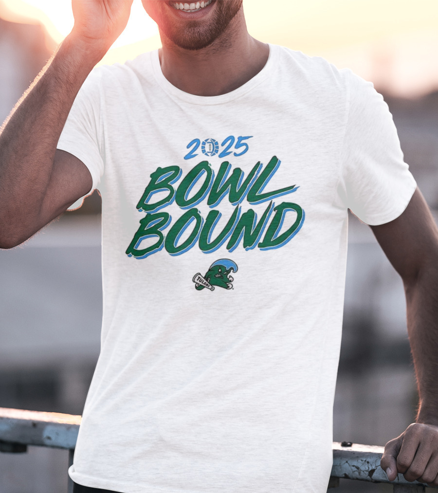 2025 Tulane Green Wave Bowl Bound T-Shirt