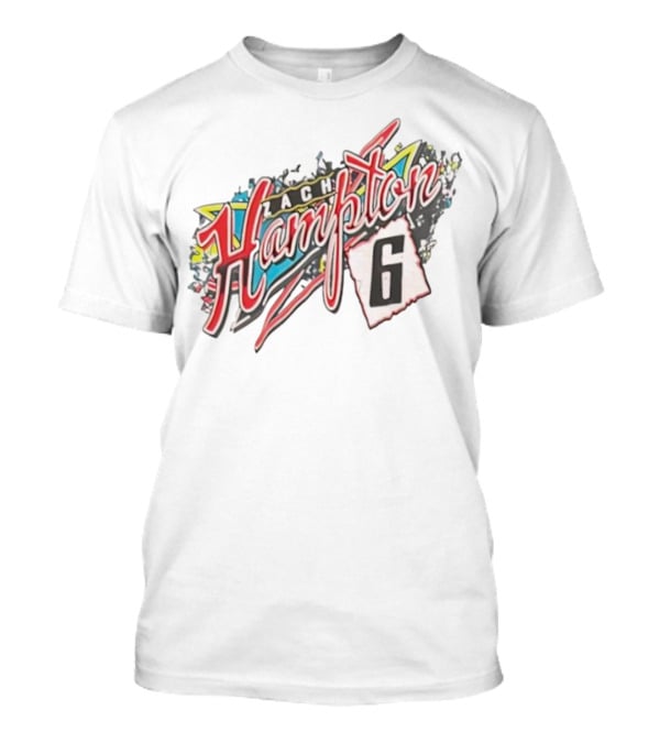 Zach Hampton 6 Vibrant Indiana Style Retro Graffiti T-Shirt