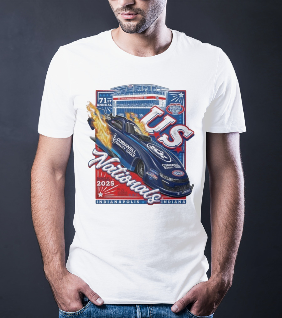 71st Annual Cornwell Quality Tools U.S. Nationals 2025 Indianapolis Raceway Park Indiana Event T-Shirt