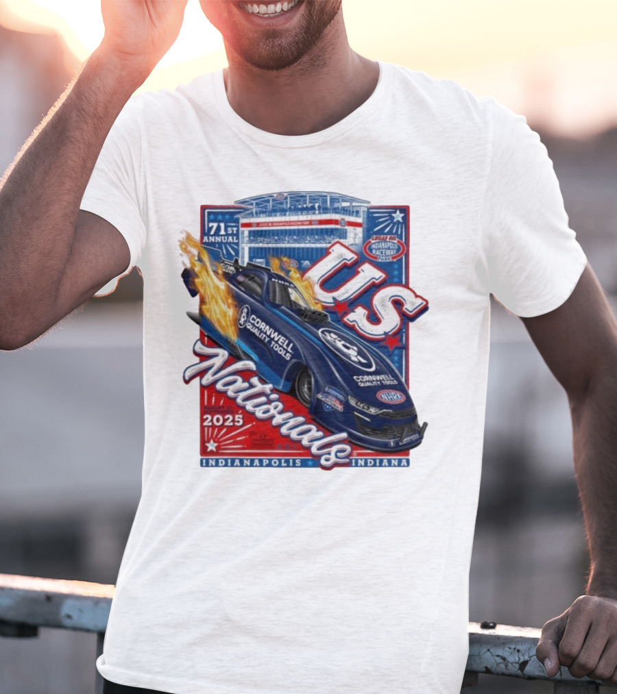 71st Annual Cornwell Quality Tools U.S. Nationals 2025 Indianapolis Raceway Park Indiana Event T-Shirt