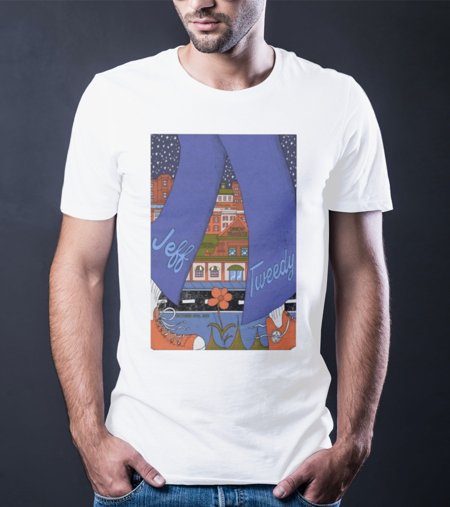 Jeff Tweedy October 20 2025 Union Transfer Retro Concert Design T-Shirt