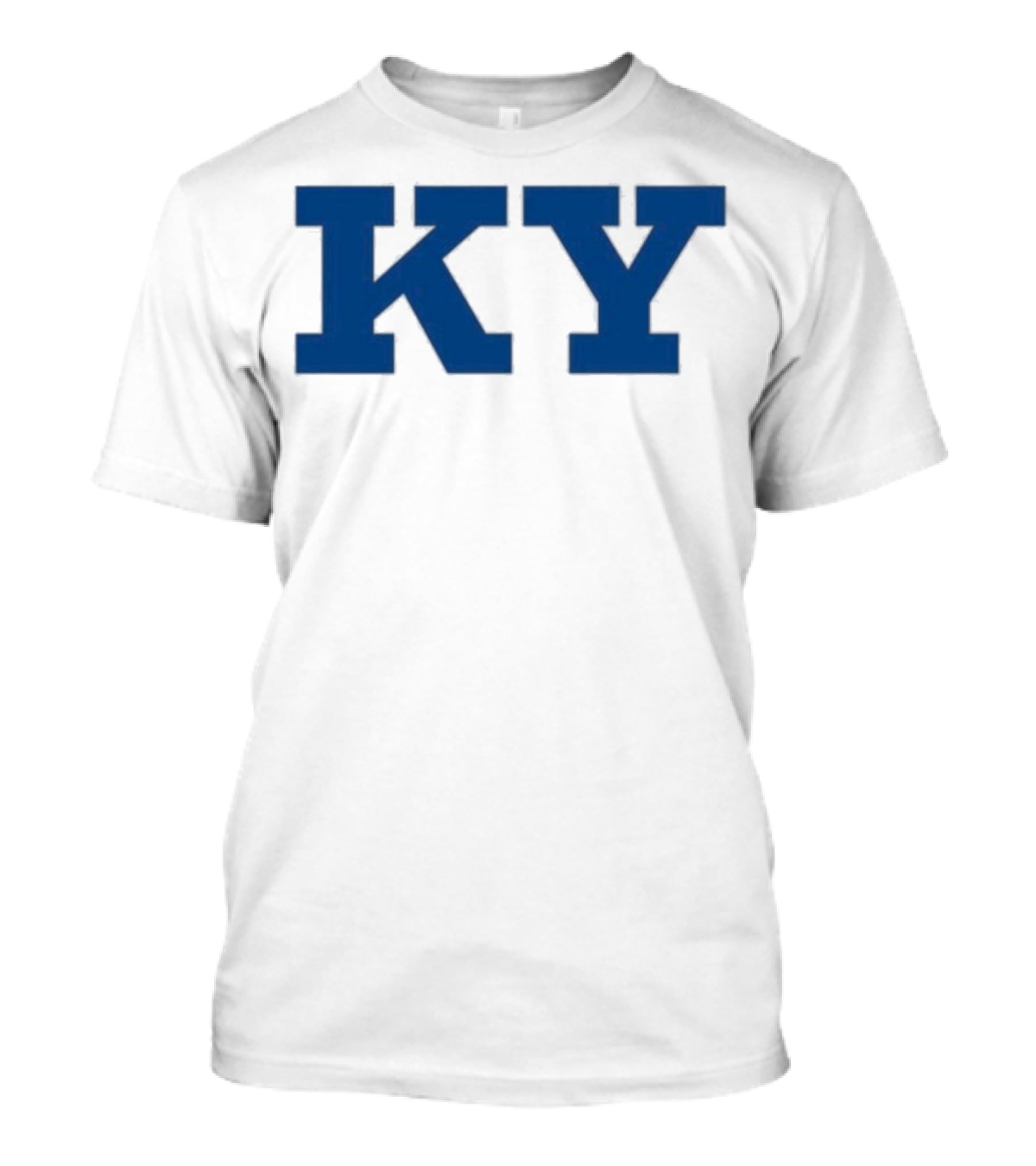 Kentucky KY Bold Blue Letters Iconic State Pride T-Shirt