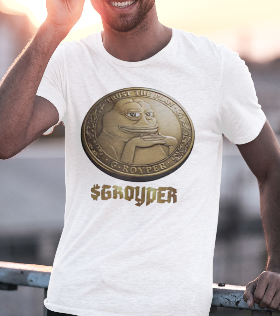 Pepe Frog Trust The Plan Groyper Coin T-Shirt