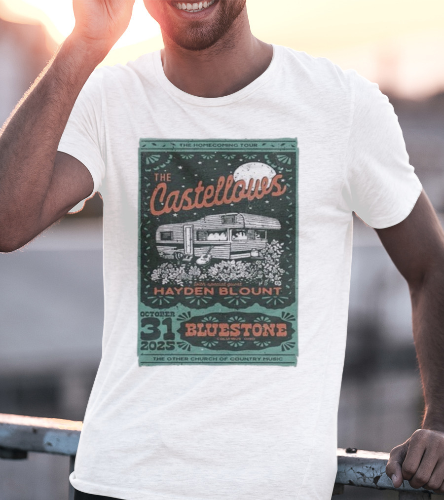 The Castellows Homecoming Tour Hayden Blount Bluestone Columbus October 31 2025 T-Shirt