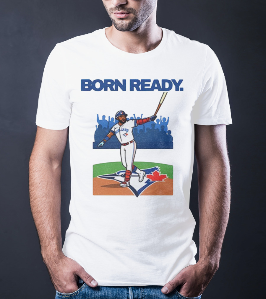 Vladimir Guerrero Jr. Born Ready Toronto Blue Jays MLB Baseball Player T-Shirt