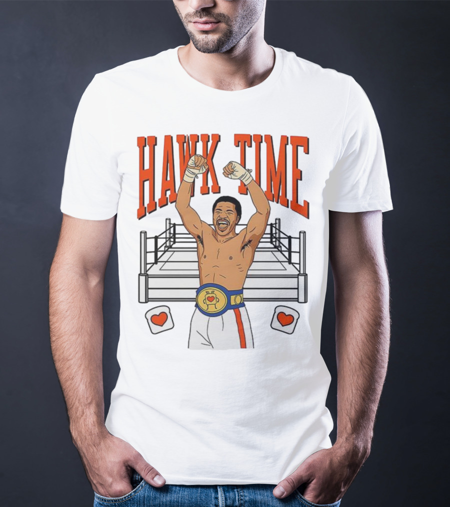 Hawk Time Aaron Pryor Champion Boxer Ring Victory T-Shirt