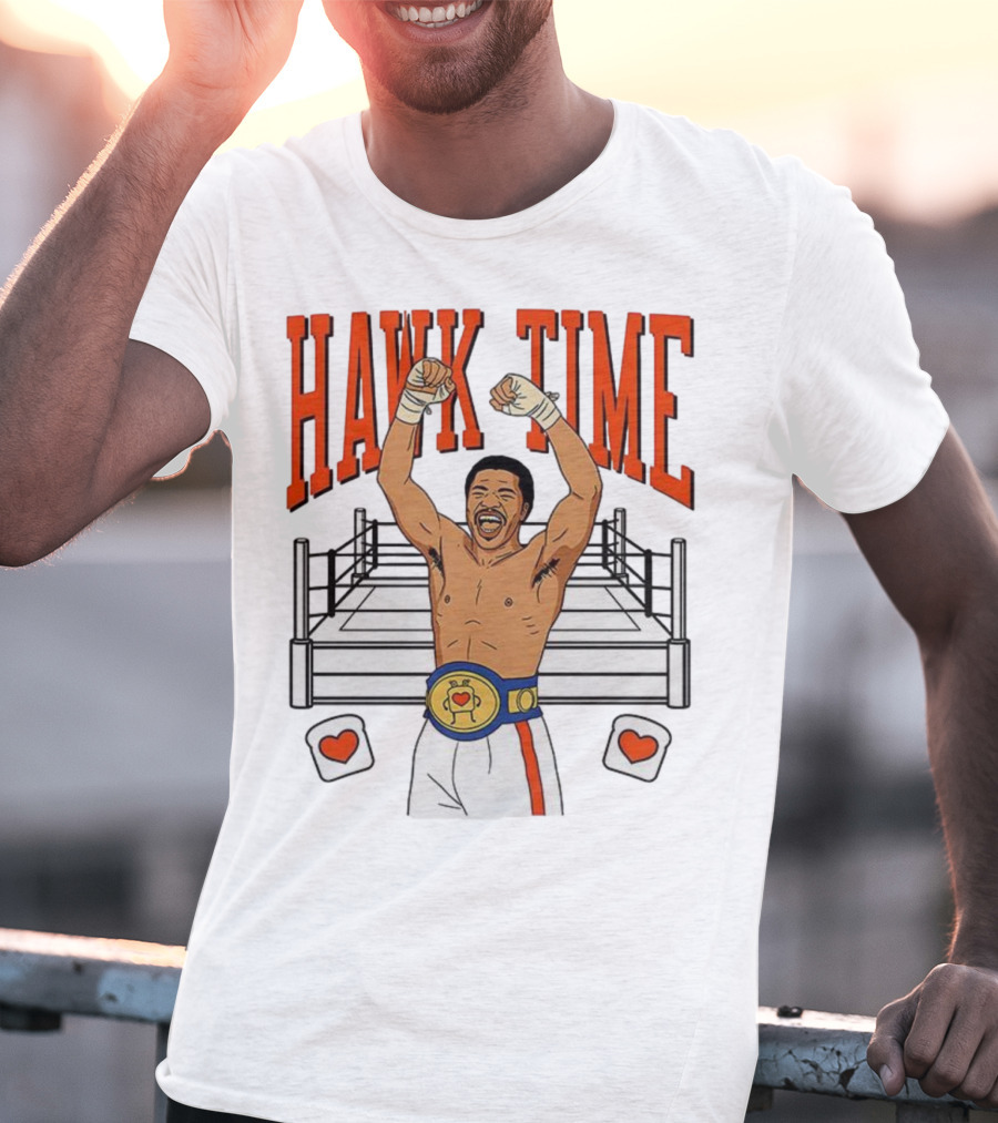 Hawk Time Aaron Pryor Champion Boxer Ring Victory T-Shirt