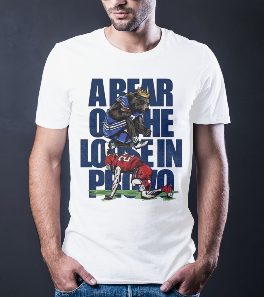 A Bear On The Loose In Provo Jump Over Kansas City Chief T-Shirt