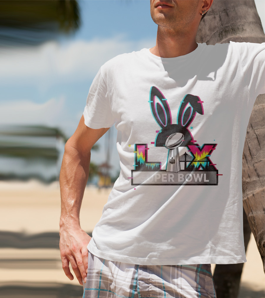 Bad Bunny LVI Super Bowl NFL Halftime Show LAX Stadium T-Shirt