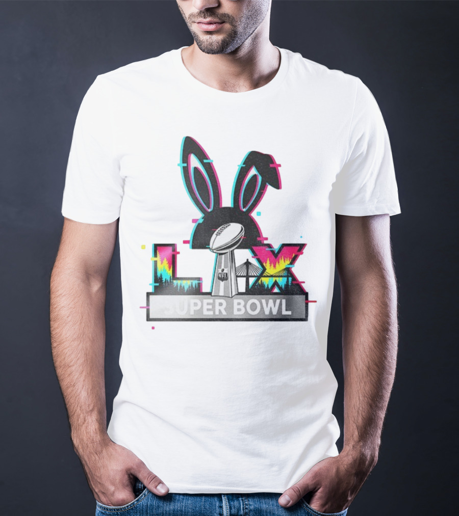 Bad Bunny LVI Super Bowl NFL Halftime Show LAX Stadium T-Shirt