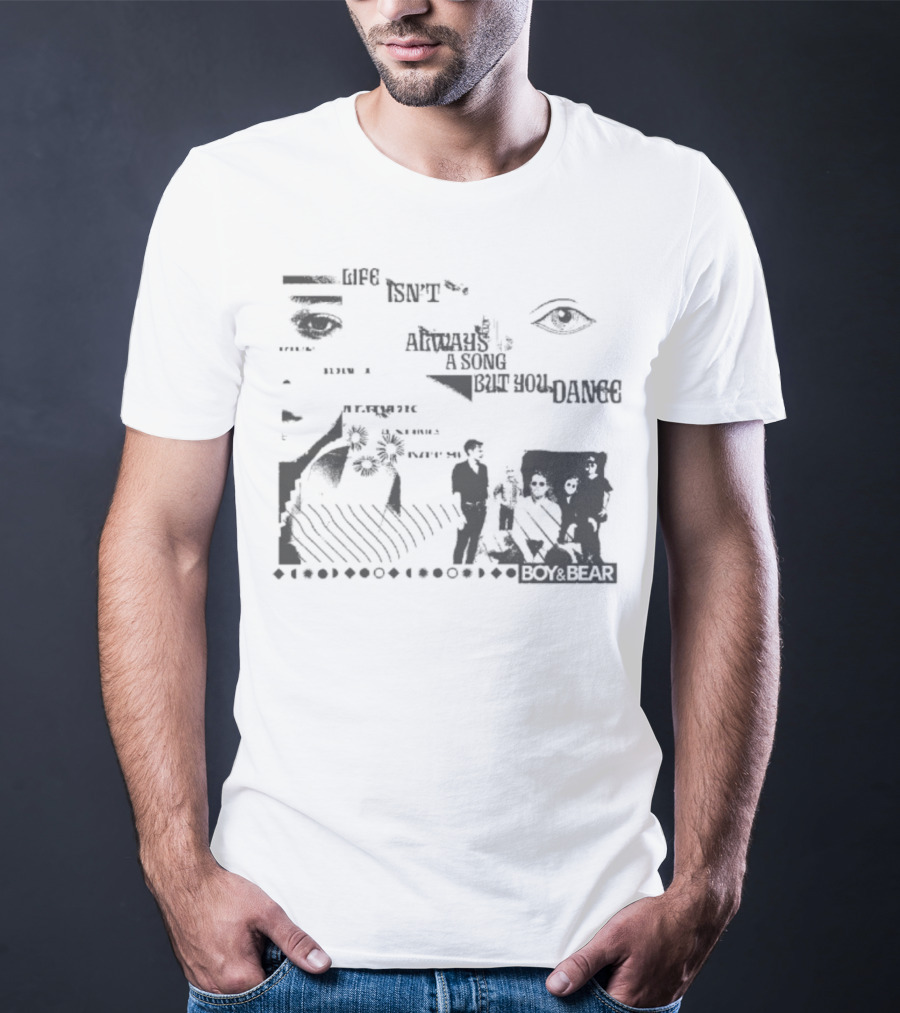 Boy & Bear Life Isn’t Always A Song But You Dance Eye Artwork T-Shirt