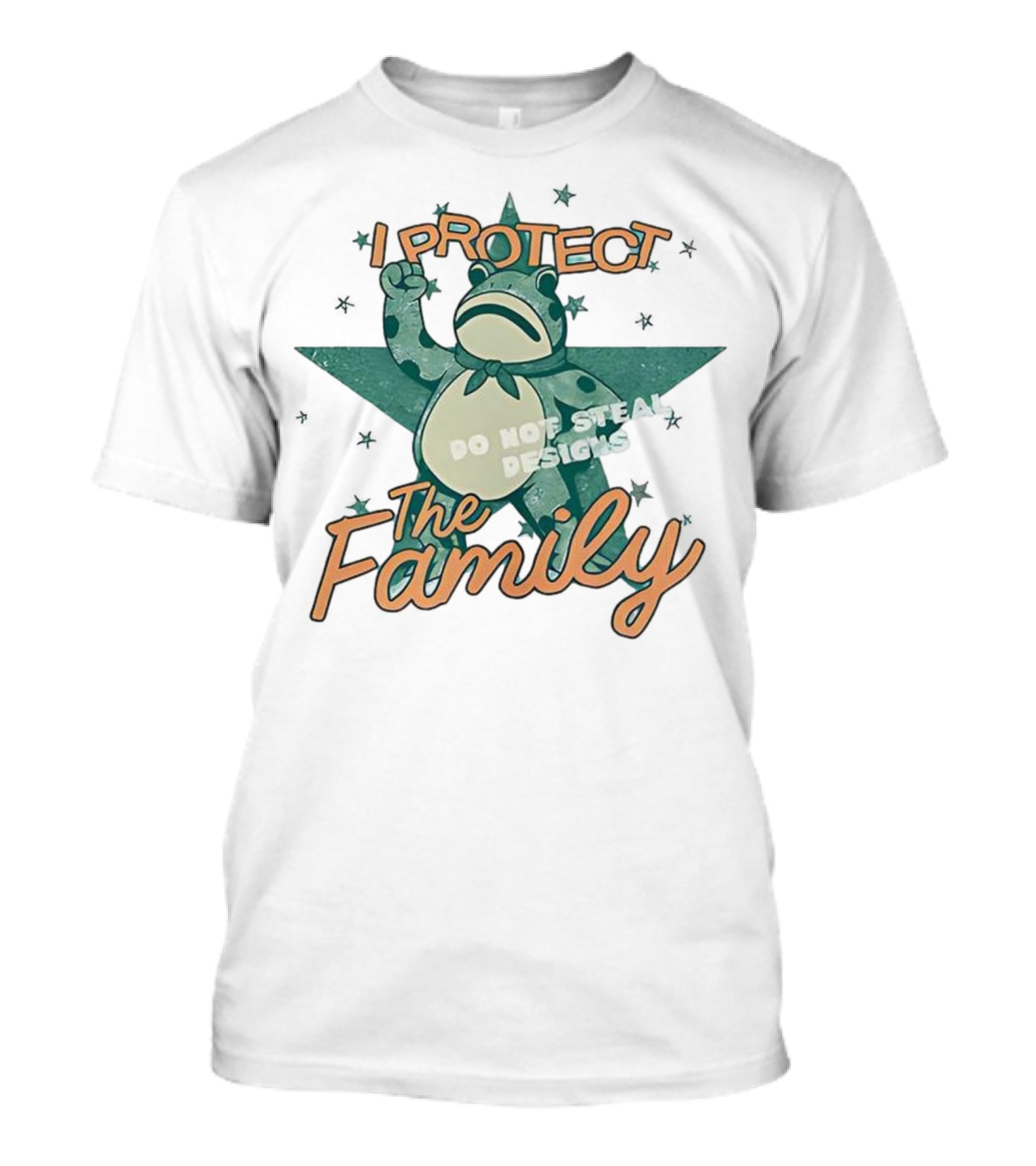 I Protect The Family Frog Star Meme T-Shirt