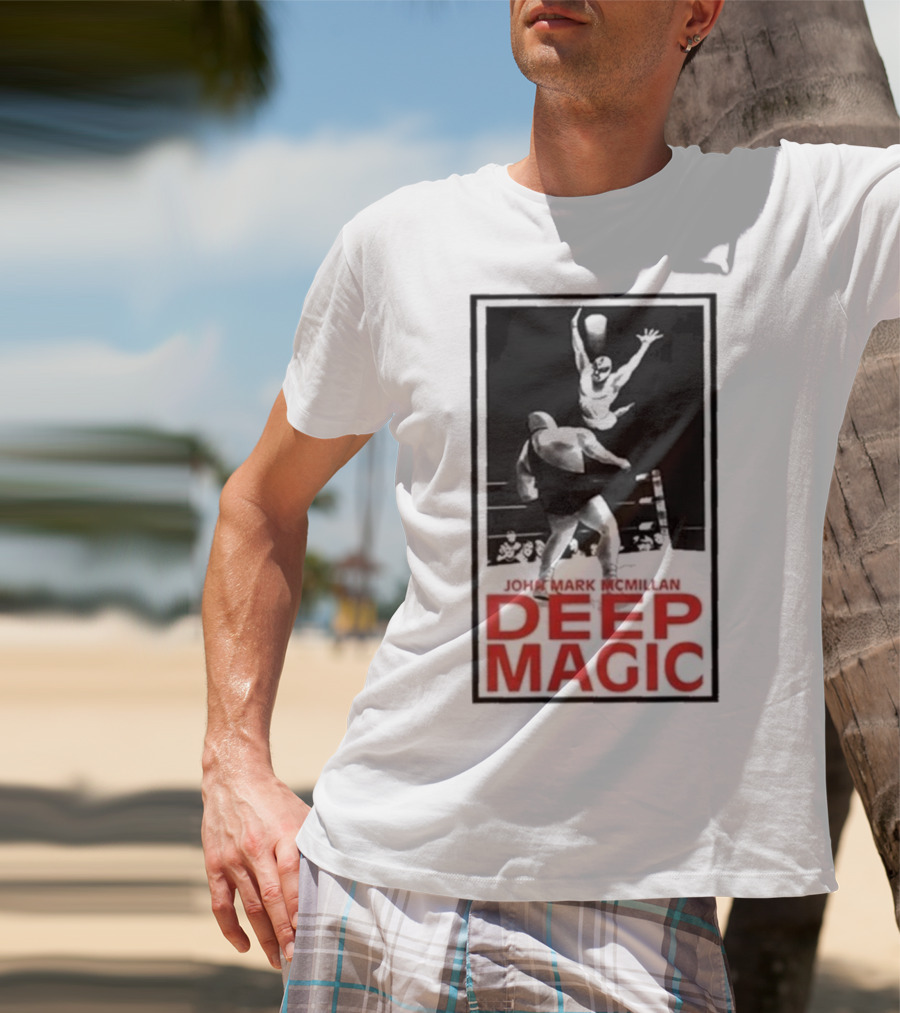 John Mark McMillan Deep Magic Wrestling Illustration T-Shirt