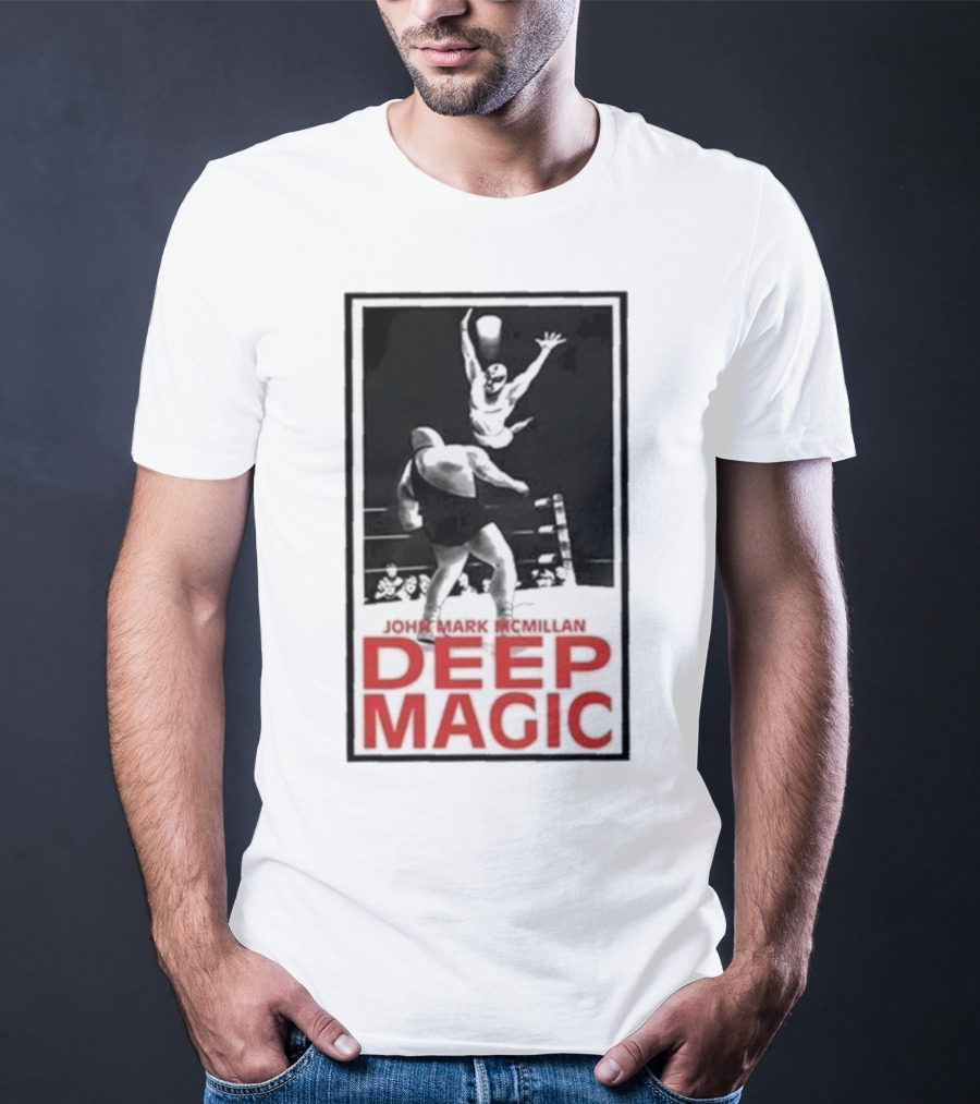 John Mark McMillan Deep Magic Wrestling Illustration T-Shirt