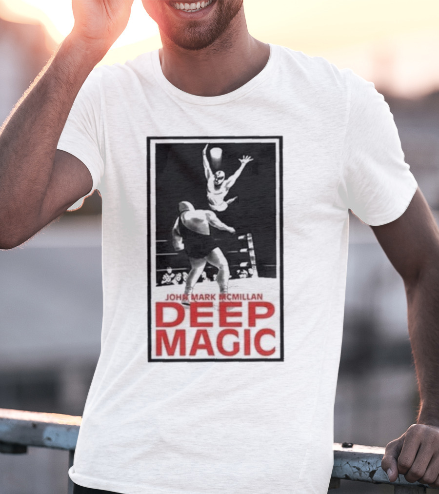 John Mark McMillan Deep Magic Wrestling Illustration T-Shirt
