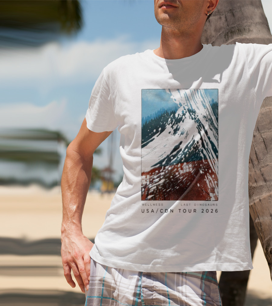 Wellness Last Dinosaurs USA CDN Tour 2026 T-Shirt
