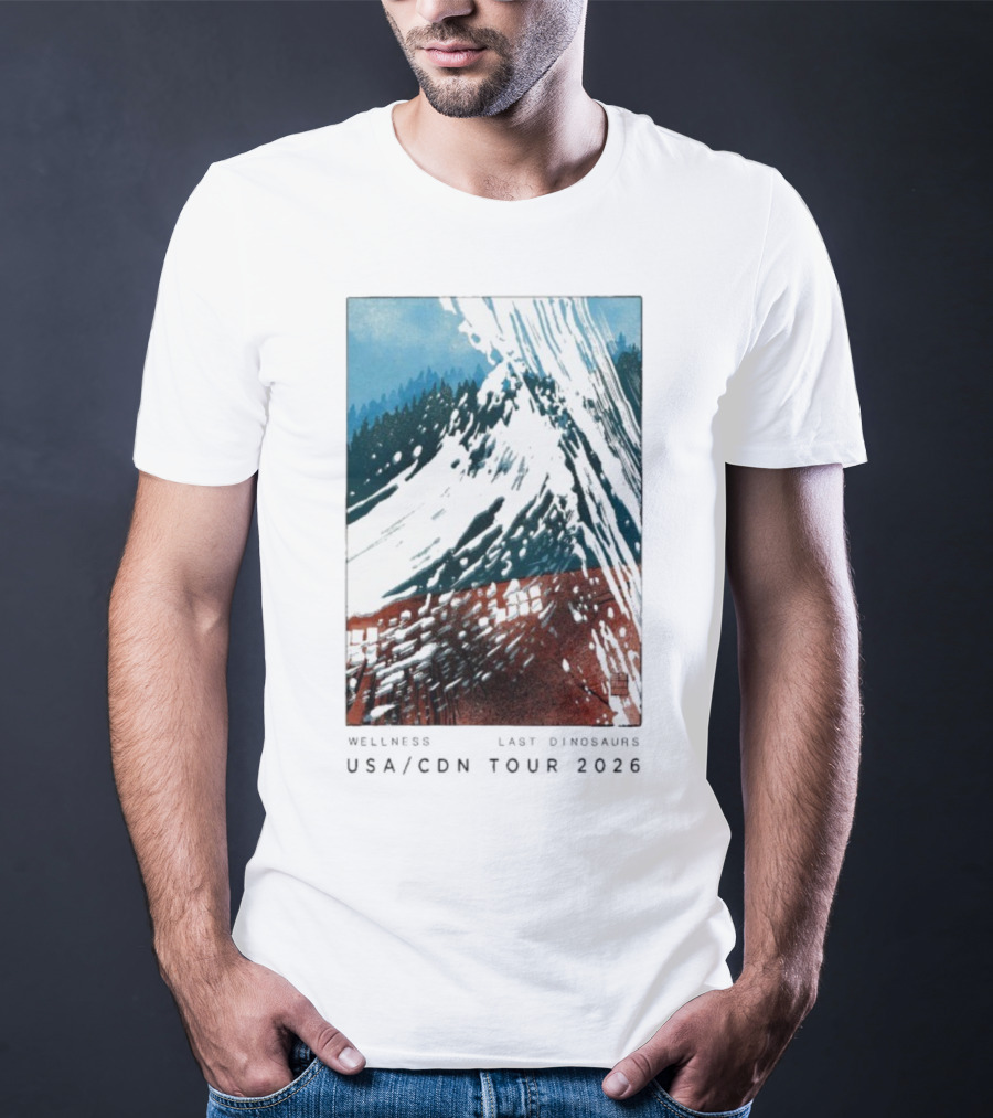 Wellness Last Dinosaurs USA CDN Tour 2026 T-Shirt