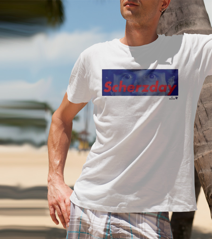 Max Scherzer Scherzday Eyes Toronto Blue Jays T-Shirt