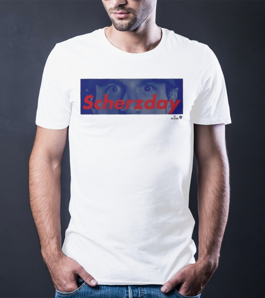 Max Scherzer Scherzday Eyes Toronto Blue Jays T-Shirt