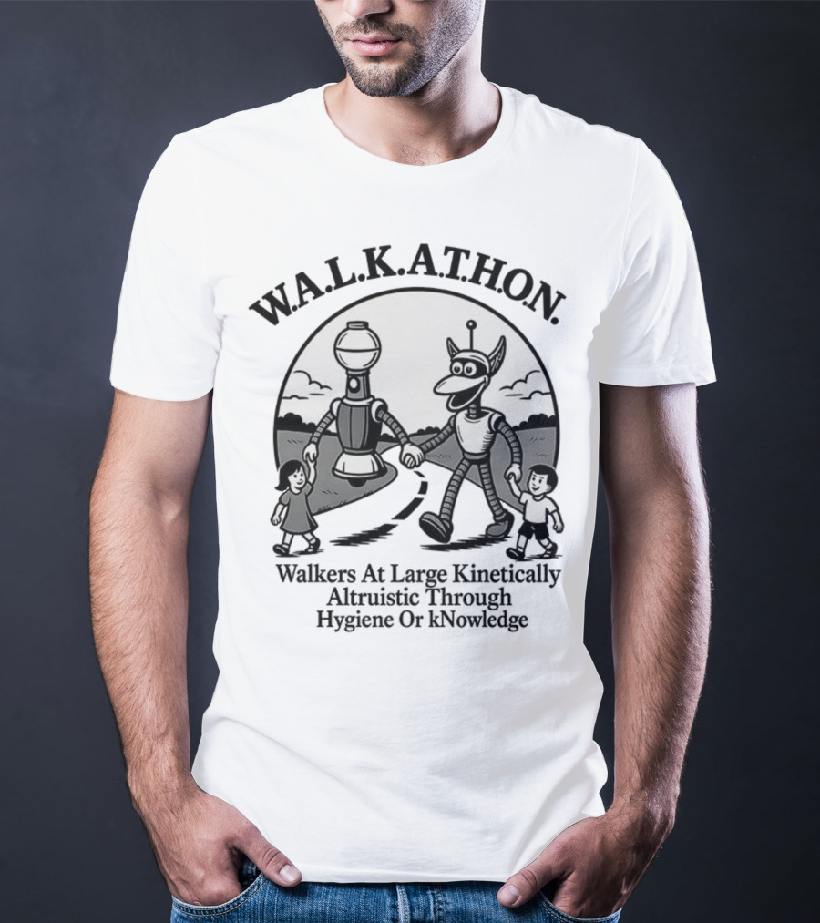 W.A.L.K.A.T.H.O.N. Walkers At Large Kinetically Altruistic Through Hygiene Or Knowledge T-Shirt