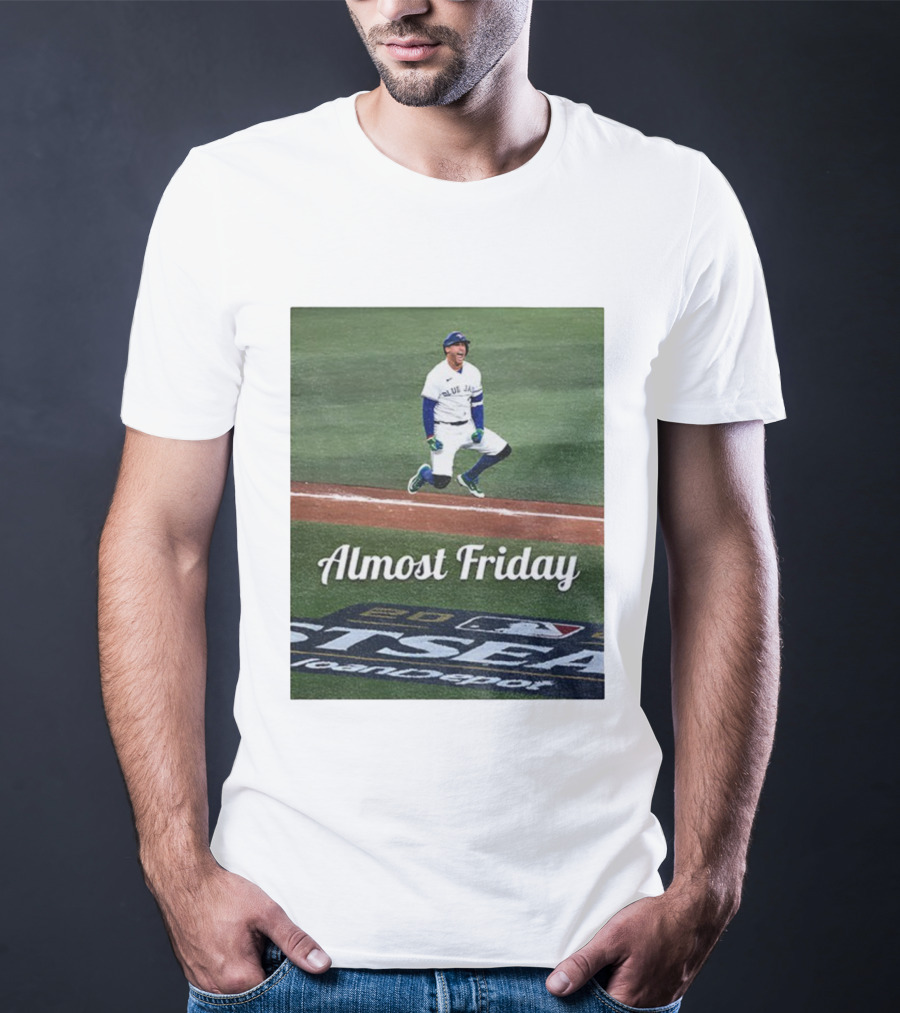 Almost Friday George Springer Jump Toronto Blue Jays Baseball Playoffs T-Shirt