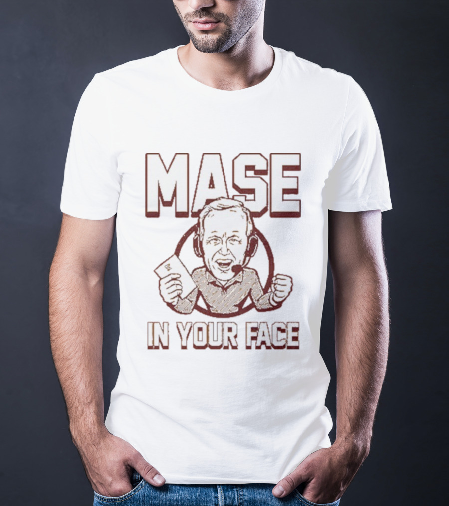 Mase In Your Face Coach Glen Mason Cartoon Style T-Shirt