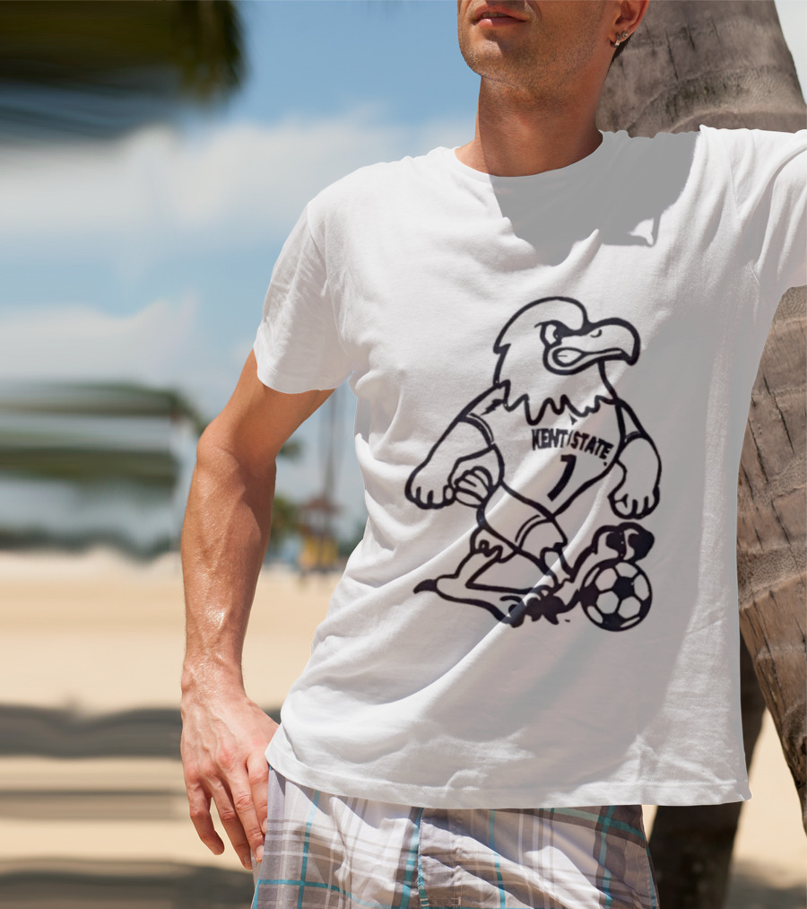 Kent State Eagle Soccer Mascot T-Shirt