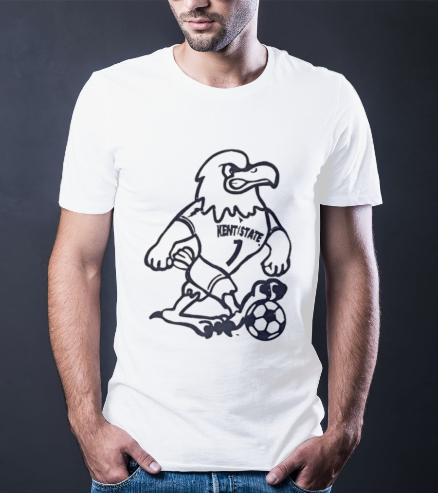 Kent State Eagle Soccer Mascot T-Shirt