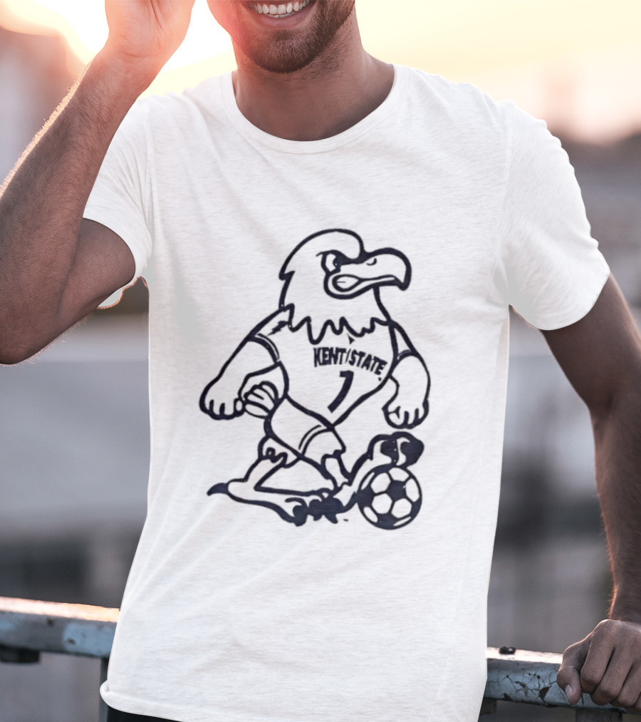 Kent State Eagle Soccer Mascot T-Shirt