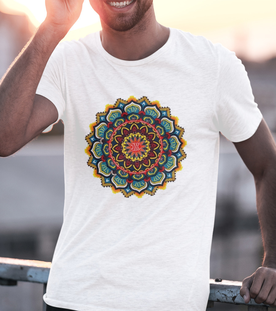 Mandala FDT Anti Trump Feminist Flower Pattern T-Shirt