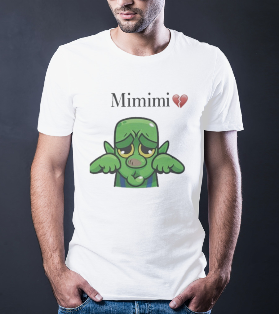 Mimimi Heartbroken Goblin Clash Royale Emojis T-Shirt
