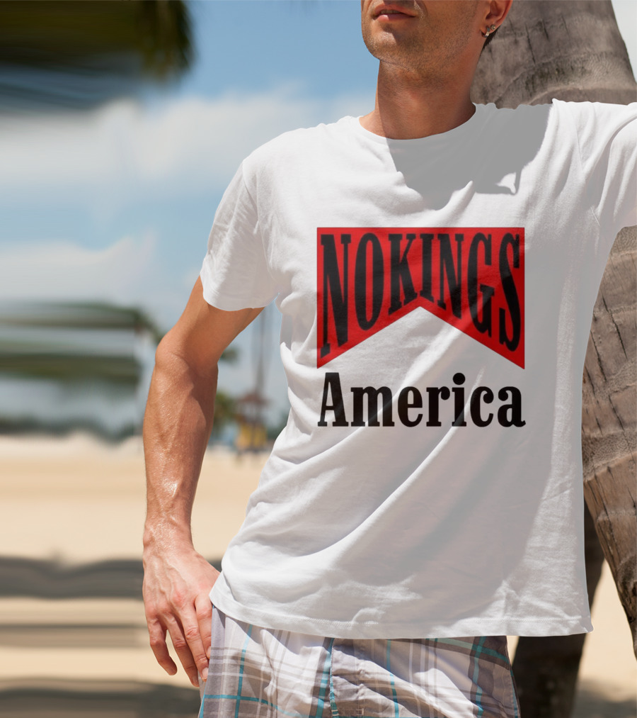 NOKINGS America Medicine Packaging Sarcastic Fashion T-Shirt