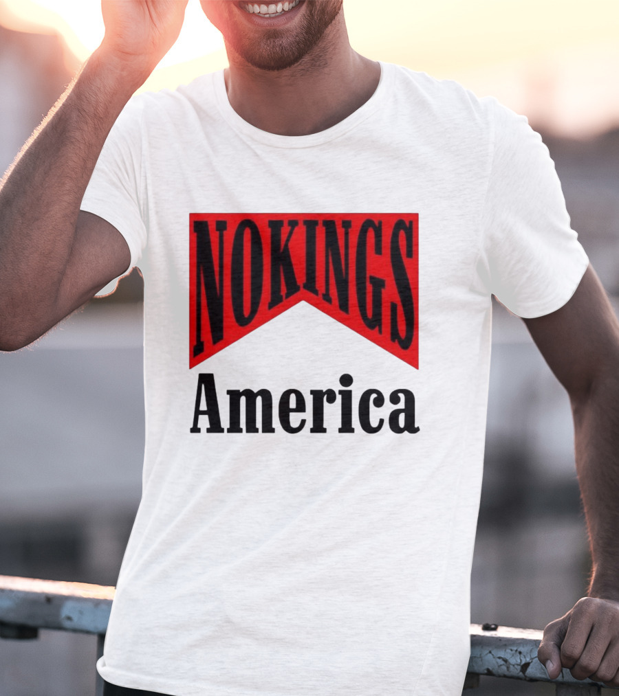 NOKINGS America Medicine Packaging Sarcastic Fashion T-Shirt