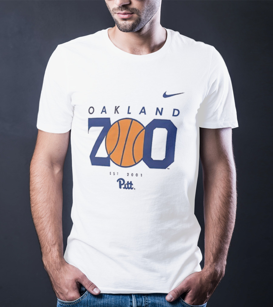 Pitt Oakland Zoo Basketball 2025 Est 2001 Nike T-Shirt