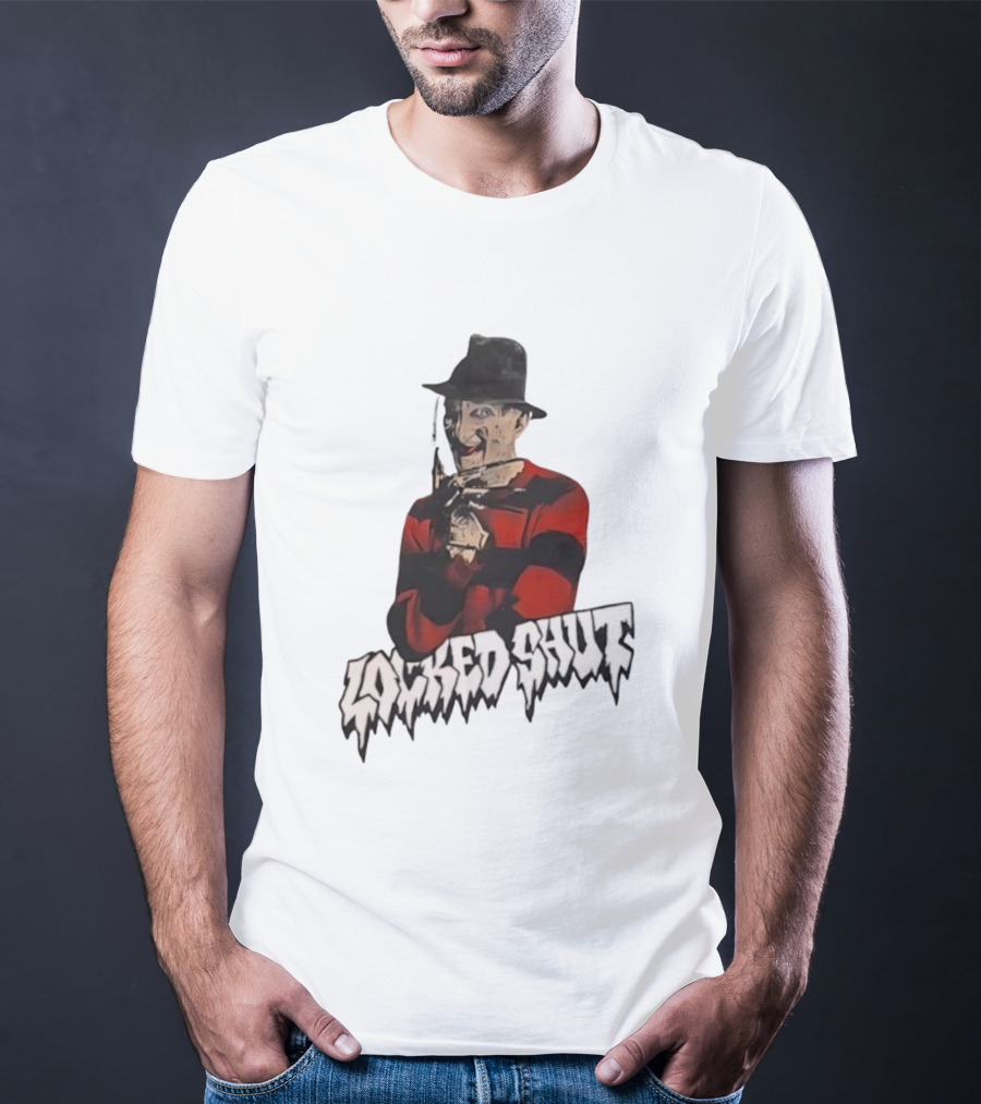 Freddy Krueger Locked Shut Nightmare Horror Character T-Shirt