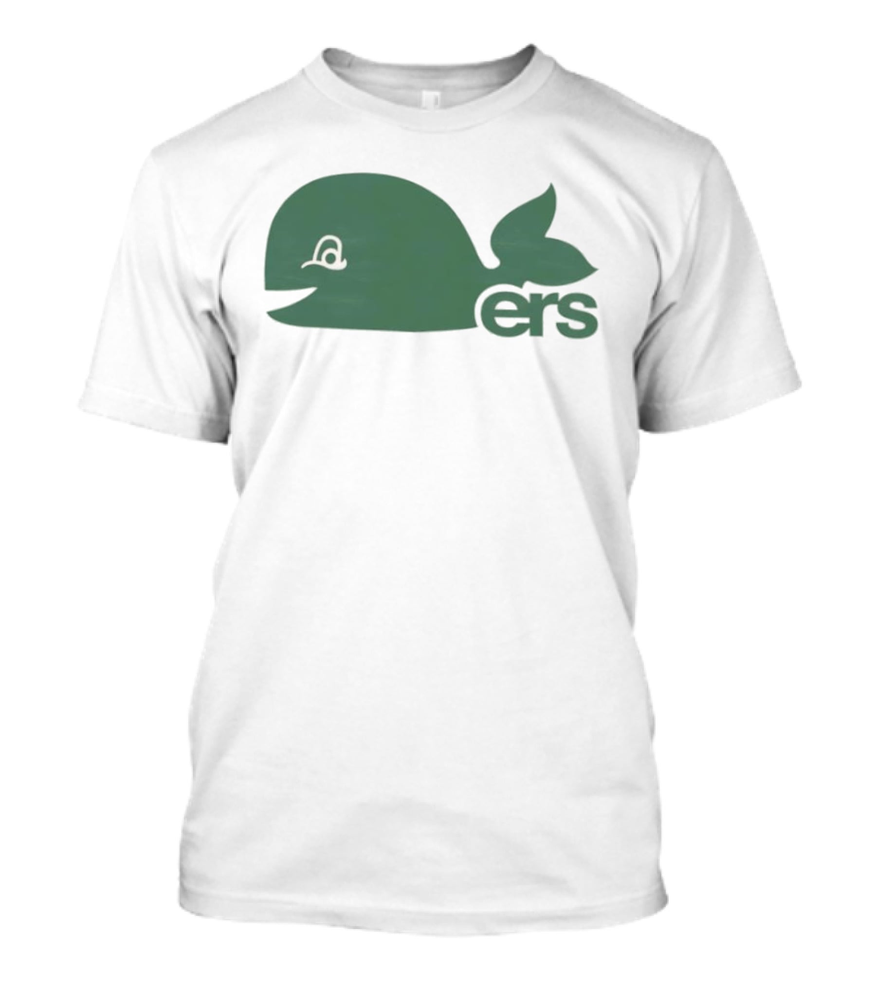Whalers Retro Whale Tail Design With Whale And 'ers T-Shirt