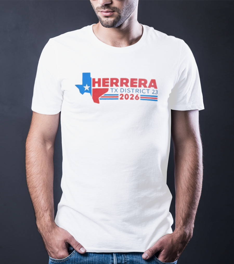Herrera TX District 23 2026 Texas State Star T-Shirt
