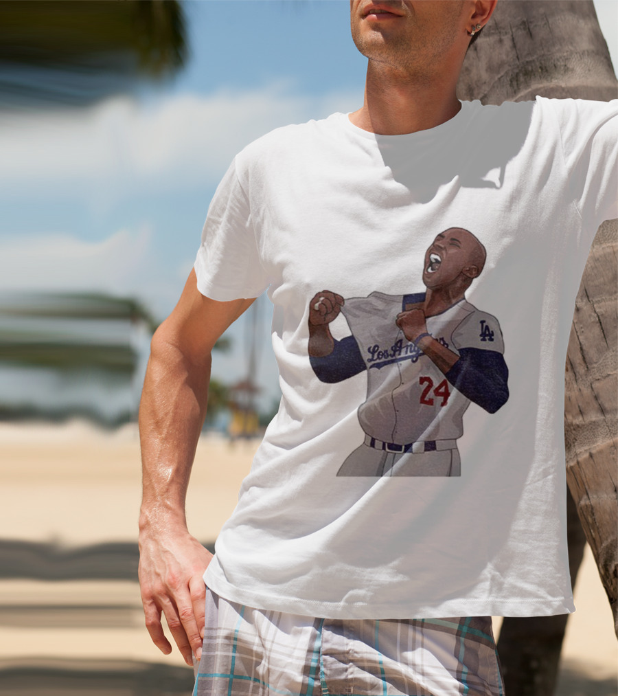 Los Angeles Mamba 24 Dodgers Iconic Tribute T-Shirt