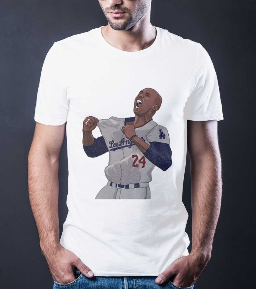 Los Angeles Mamba 24 Dodgers Iconic Tribute T-Shirt