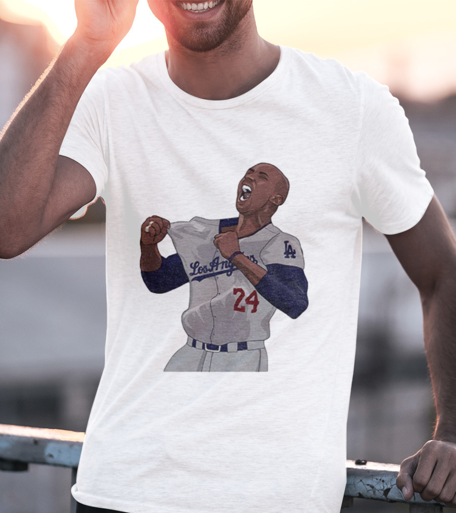 Los Angeles Mamba 24 Dodgers Iconic Tribute T-Shirt